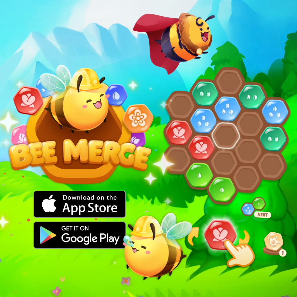 Bee Merge – najnowsza gra od Mousetrap Games i War Bear Games